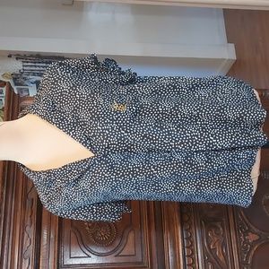 JUICY COUTURE black and white, sleeveless blouse. Size M.  NWOT